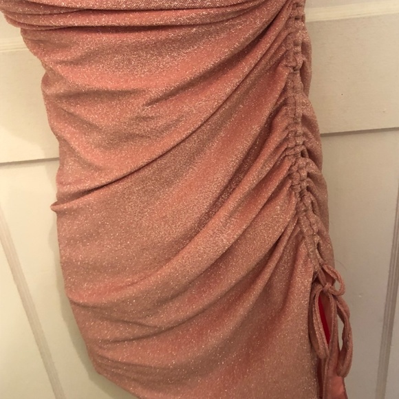 Shein Icon size 4 /small pinkish peach lined party dress new with tags - Picture 5 of 9